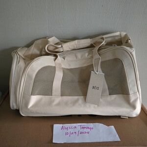 Beis Regulation Pet Carry-On Beige
